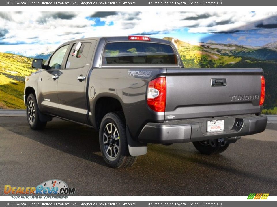 2015 Toyota Tundra Limited CrewMax 4x4 Magnetic Gray Metallic / Graphite Photo #3