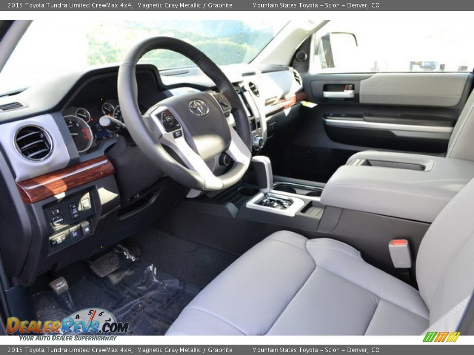 2015 Toyota Tundra Limited CrewMax 4x4 Magnetic Gray Metallic / Graphite Photo #5