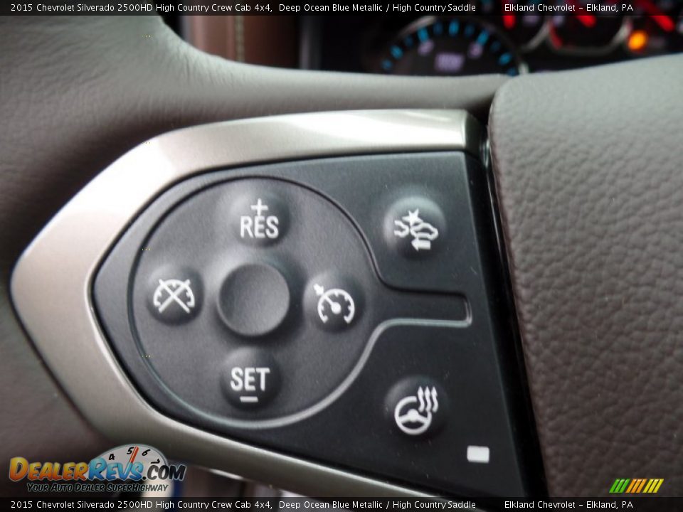 Controls of 2015 Chevrolet Silverado 2500HD High Country Crew Cab 4x4 Photo #24