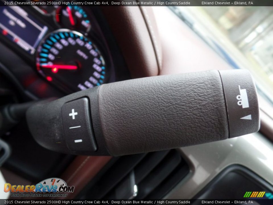 2015 Chevrolet Silverado 2500HD High Country Crew Cab 4x4 Deep Ocean Blue Metallic / High Country Saddle Photo #30