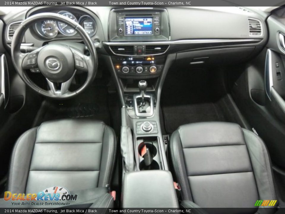 Black Interior - 2014 Mazda MAZDA6 Touring Photo #26
