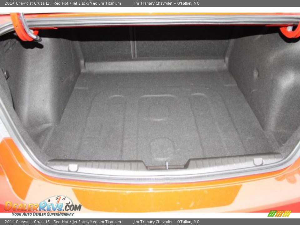 2014 Chevrolet Cruze LS Red Hot / Jet Black/Medium Titanium Photo #5