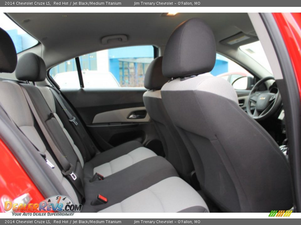 2014 Chevrolet Cruze LS Red Hot / Jet Black/Medium Titanium Photo #9