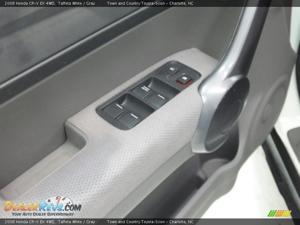2008 Honda CR-V EX 4WD Taffeta White / Gray Photo #18