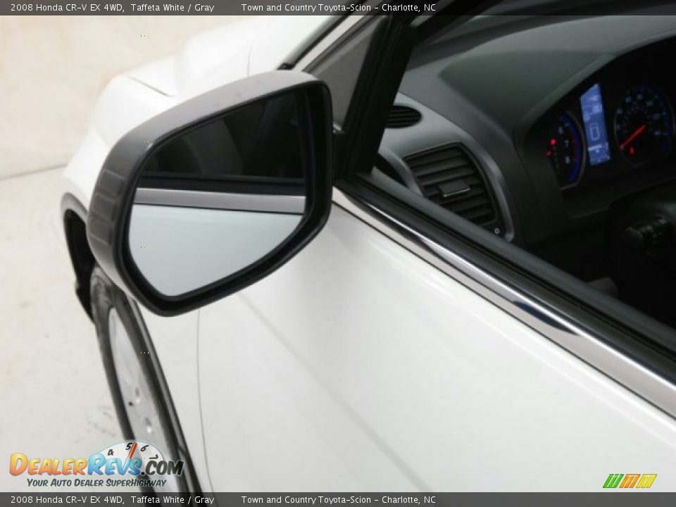 2008 Honda CR-V EX 4WD Taffeta White / Gray Photo #20