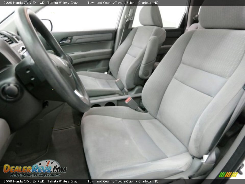2008 Honda CR-V EX 4WD Taffeta White / Gray Photo #22