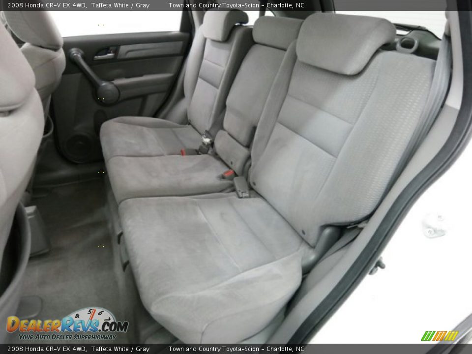 2008 Honda CR-V EX 4WD Taffeta White / Gray Photo #23