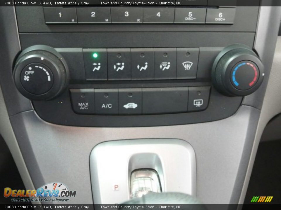 2008 Honda CR-V EX 4WD Taffeta White / Gray Photo #36