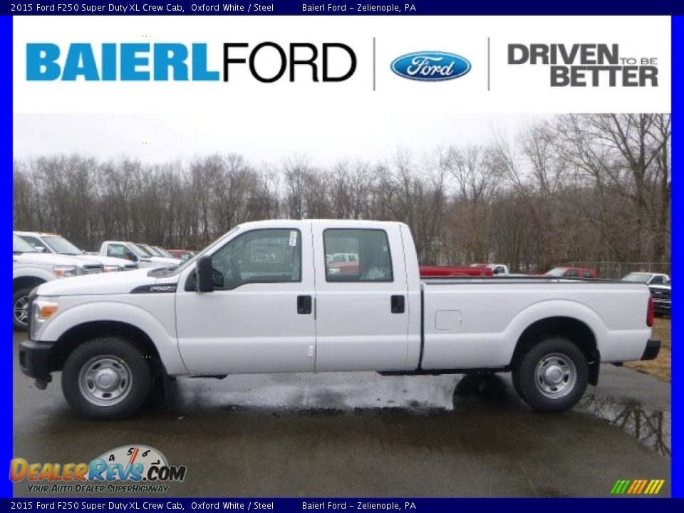 2015 Ford F250 Super Duty XL Crew Cab Oxford White / Steel Photo #1
