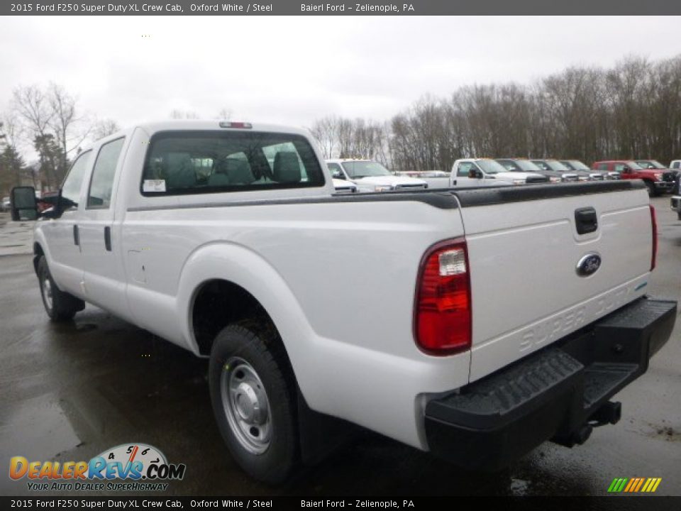 2015 Ford F250 Super Duty XL Crew Cab Oxford White / Steel Photo #3