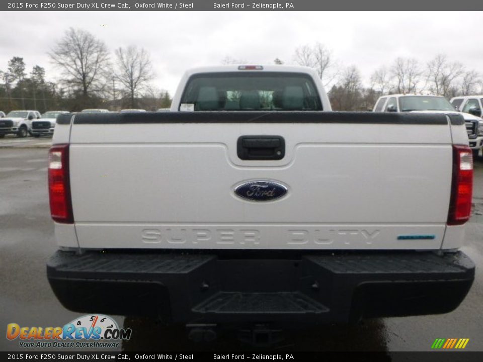 2015 Ford F250 Super Duty XL Crew Cab Oxford White / Steel Photo #4