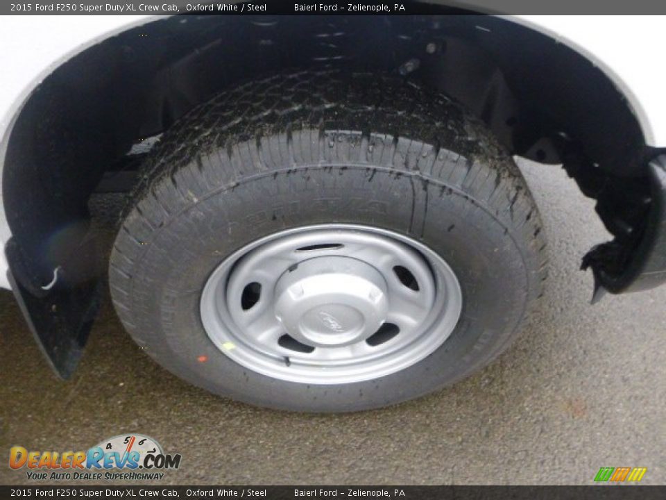 2015 Ford F250 Super Duty XL Crew Cab Oxford White / Steel Photo #11