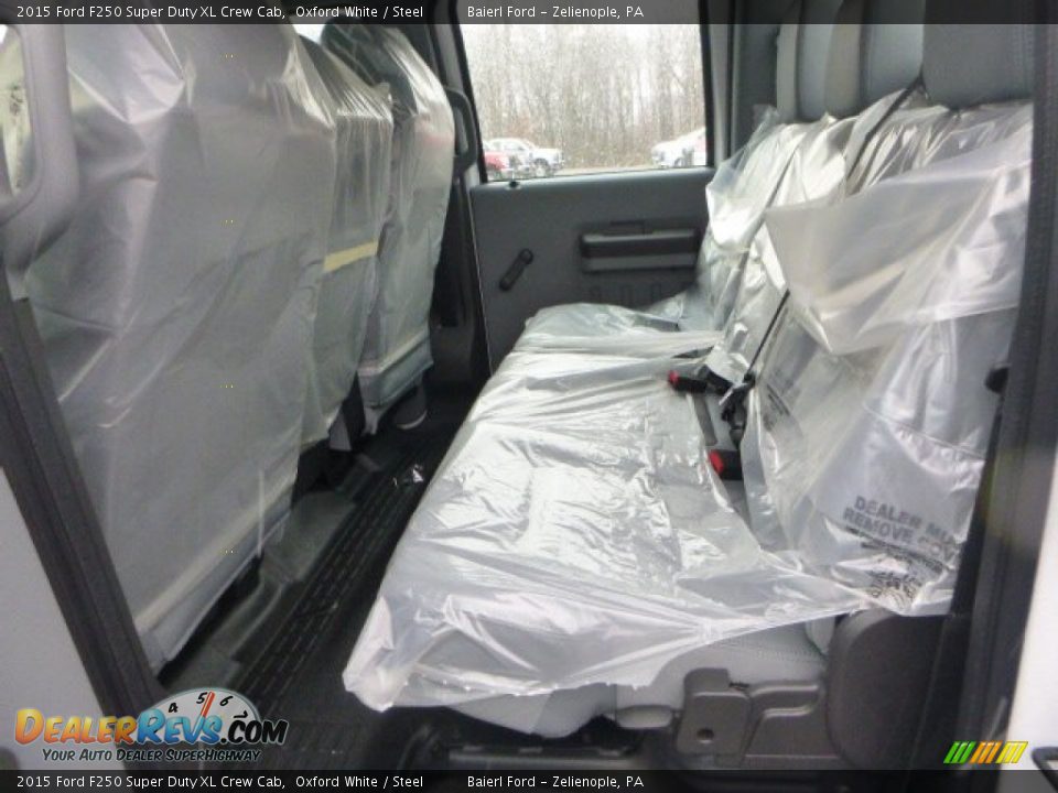 2015 Ford F250 Super Duty XL Crew Cab Oxford White / Steel Photo #14