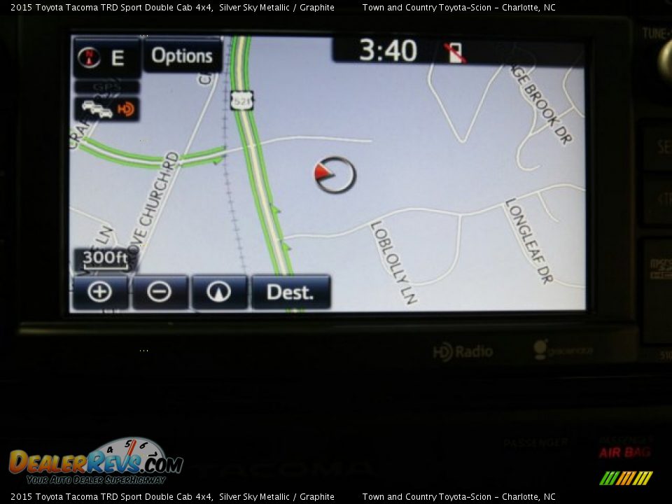 Navigation of 2015 Toyota Tacoma TRD Sport Double Cab 4x4 Photo #17