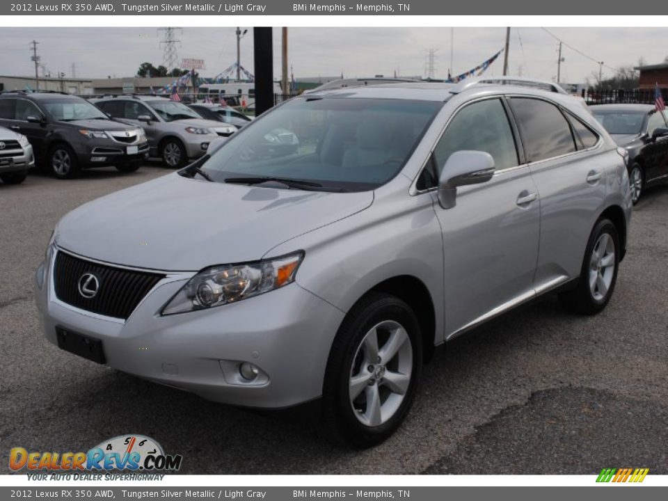 2012 Lexus RX 350 AWD Tungsten Silver Metallic / Light Gray Photo #1