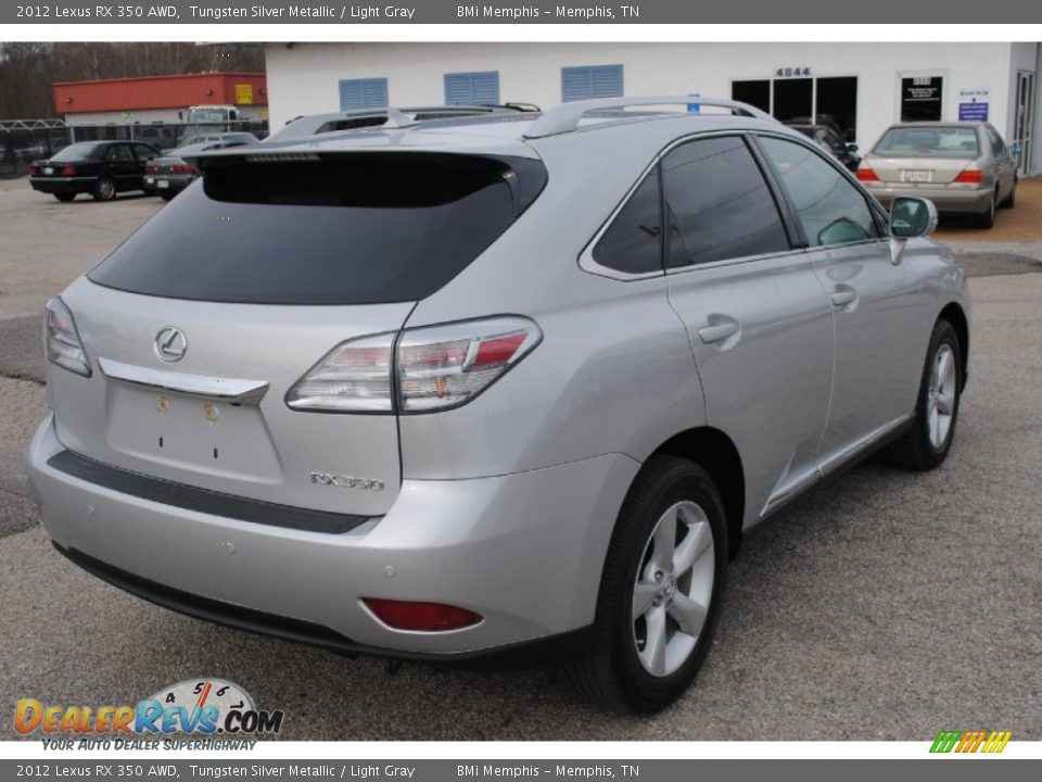 2012 Lexus RX 350 AWD Tungsten Silver Metallic / Light Gray Photo #5