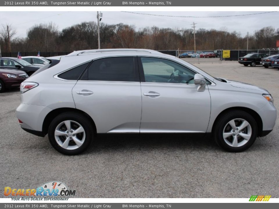 2012 Lexus RX 350 AWD Tungsten Silver Metallic / Light Gray Photo #6