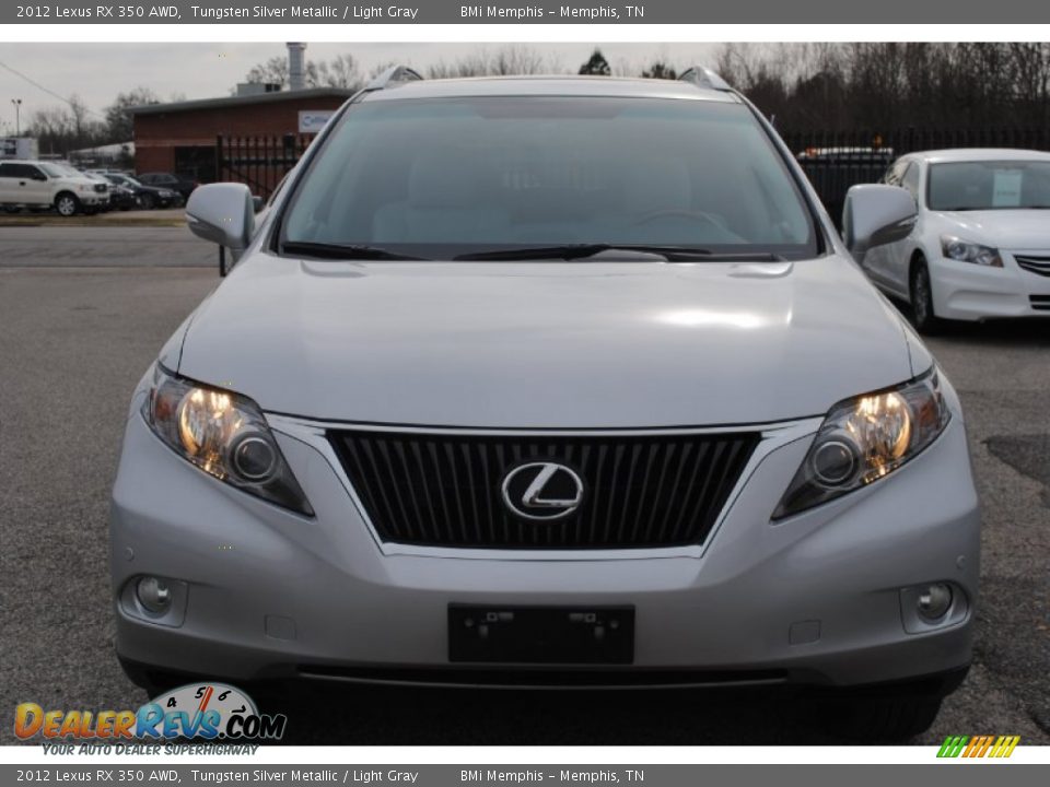 2012 Lexus RX 350 AWD Tungsten Silver Metallic / Light Gray Photo #8