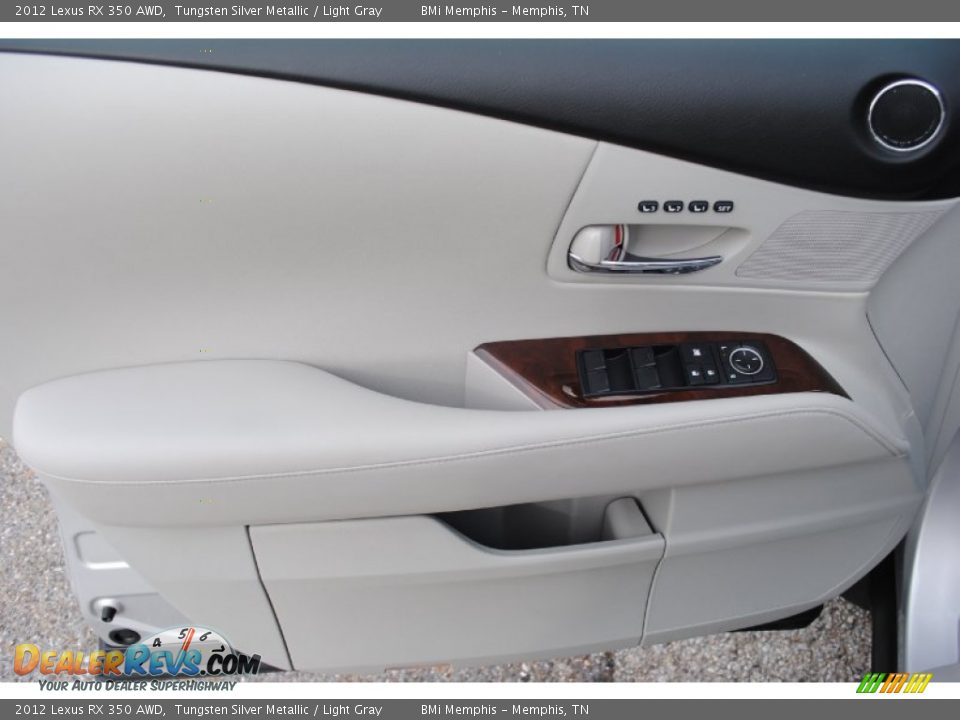 2012 Lexus RX 350 AWD Tungsten Silver Metallic / Light Gray Photo #9