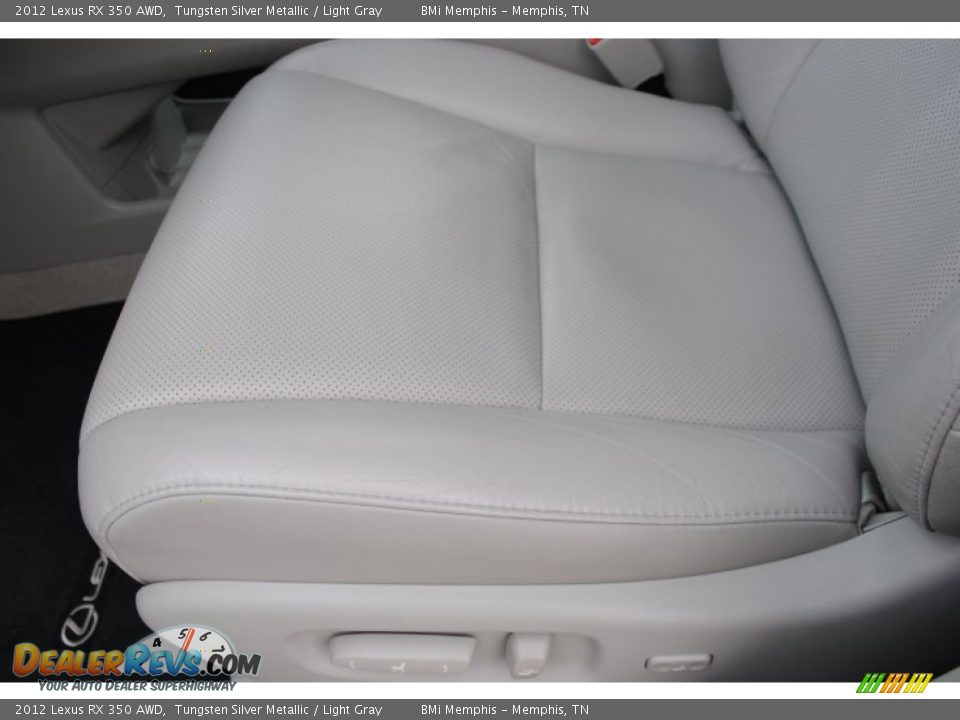 2012 Lexus RX 350 AWD Tungsten Silver Metallic / Light Gray Photo #12