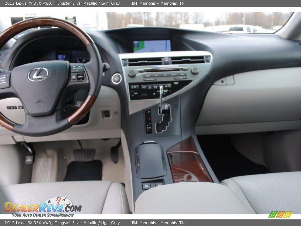 2012 Lexus RX 350 AWD Tungsten Silver Metallic / Light Gray Photo #13