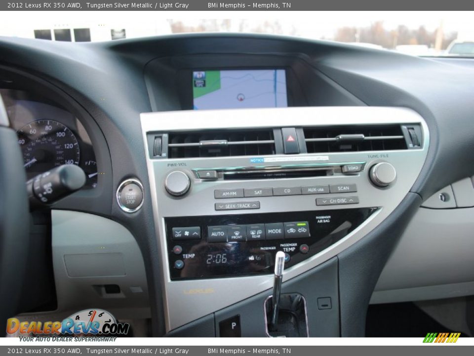 2012 Lexus RX 350 AWD Tungsten Silver Metallic / Light Gray Photo #17