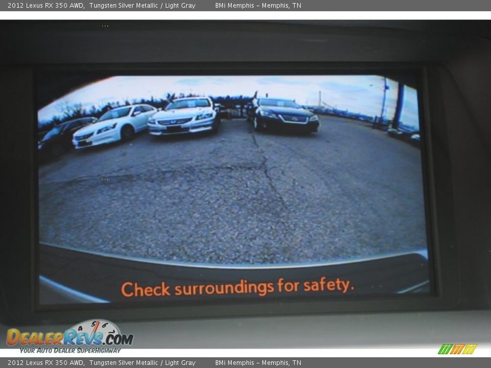 2012 Lexus RX 350 AWD Tungsten Silver Metallic / Light Gray Photo #19