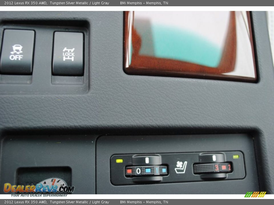 2012 Lexus RX 350 AWD Tungsten Silver Metallic / Light Gray Photo #22