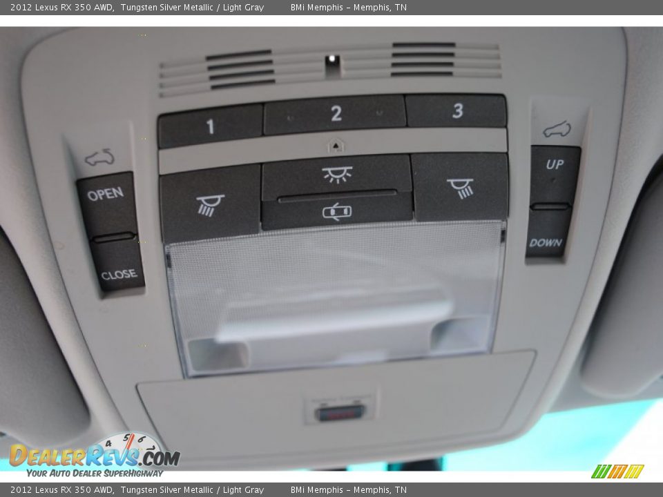 2012 Lexus RX 350 AWD Tungsten Silver Metallic / Light Gray Photo #23