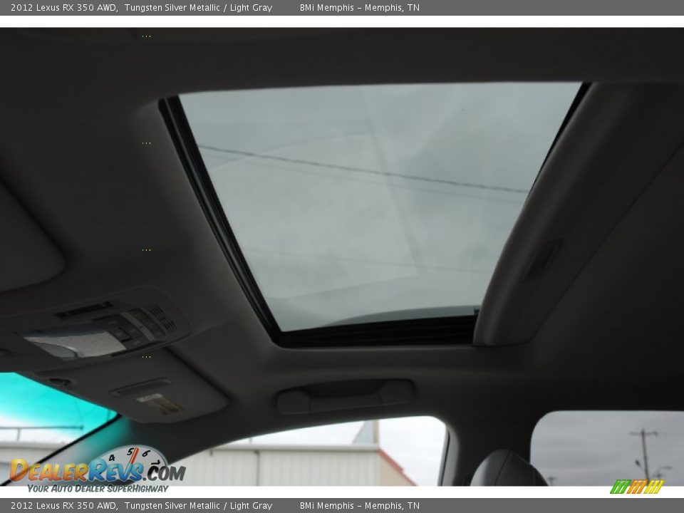 2012 Lexus RX 350 AWD Tungsten Silver Metallic / Light Gray Photo #24