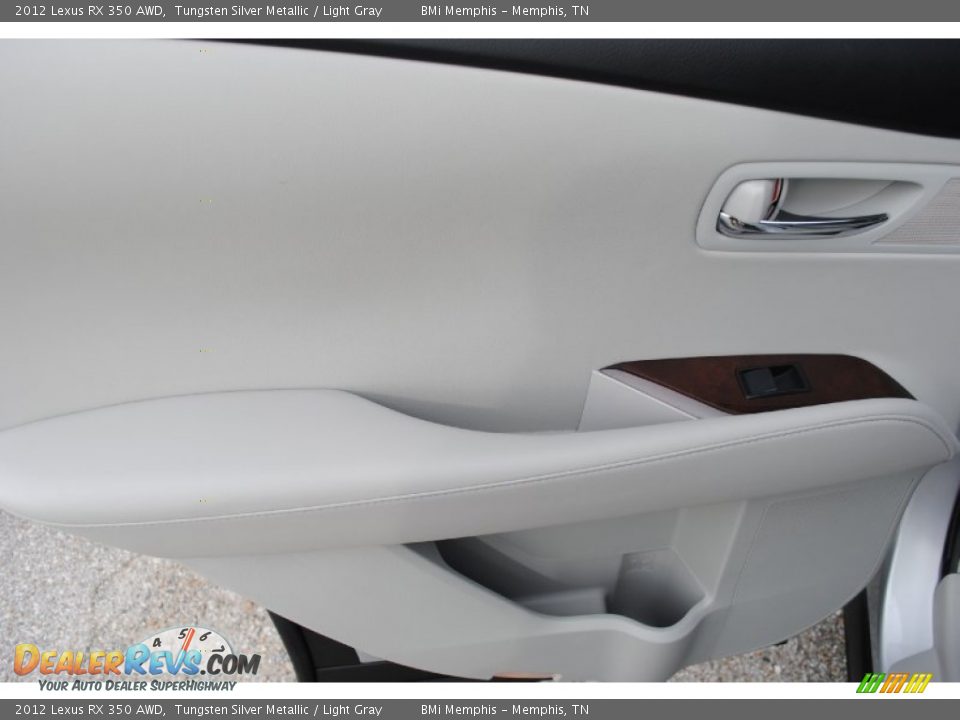 2012 Lexus RX 350 AWD Tungsten Silver Metallic / Light Gray Photo #25