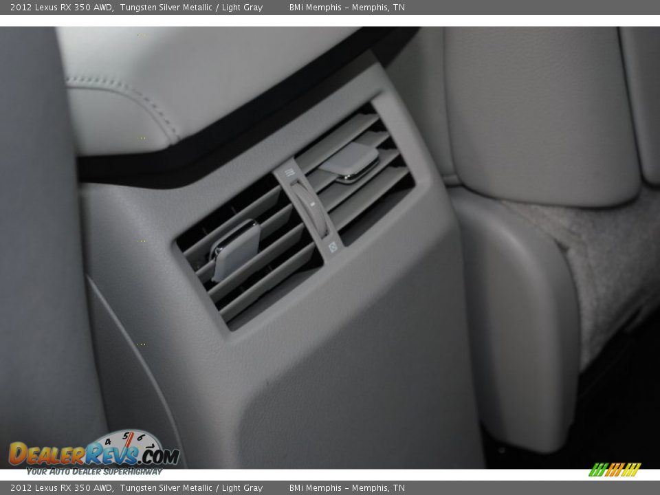 2012 Lexus RX 350 AWD Tungsten Silver Metallic / Light Gray Photo #27