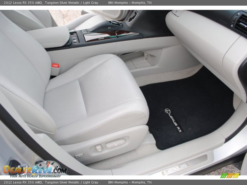 2012 Lexus RX 350 AWD Tungsten Silver Metallic / Light Gray Photo #31