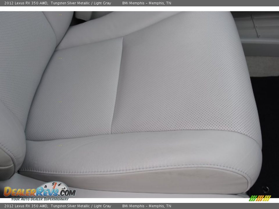 2012 Lexus RX 350 AWD Tungsten Silver Metallic / Light Gray Photo #32