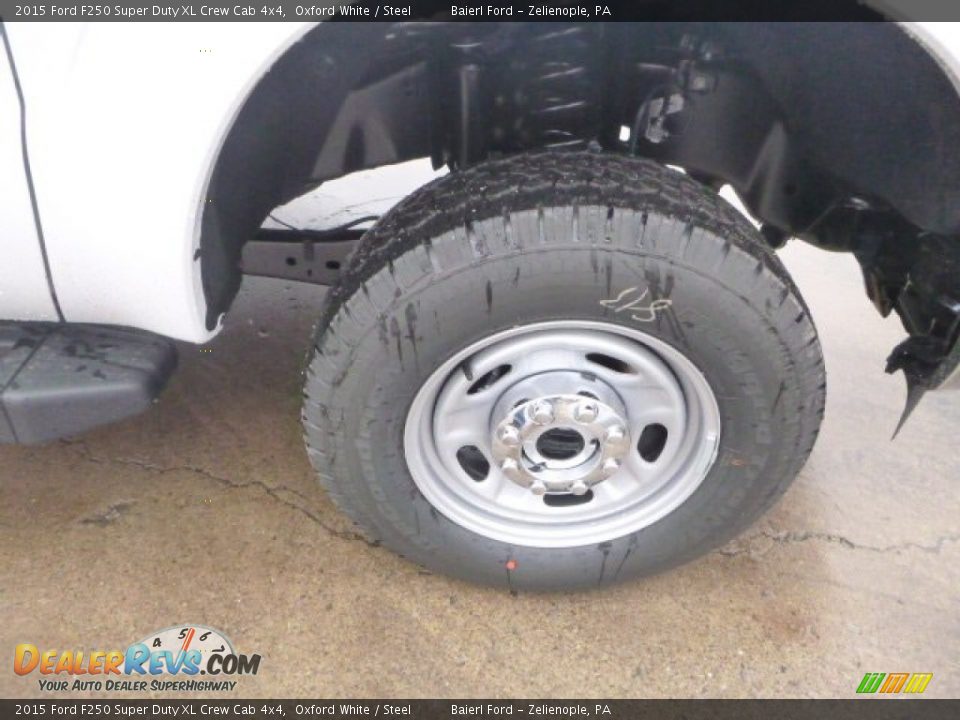 2015 Ford F250 Super Duty XL Crew Cab 4x4 Oxford White / Steel Photo #11