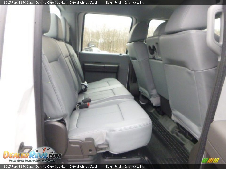 2015 Ford F250 Super Duty XL Crew Cab 4x4 Oxford White / Steel Photo #13
