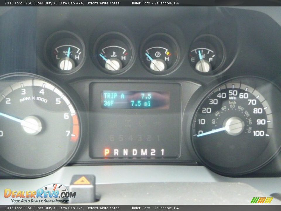 2015 Ford F250 Super Duty XL Crew Cab 4x4 Oxford White / Steel Photo #19