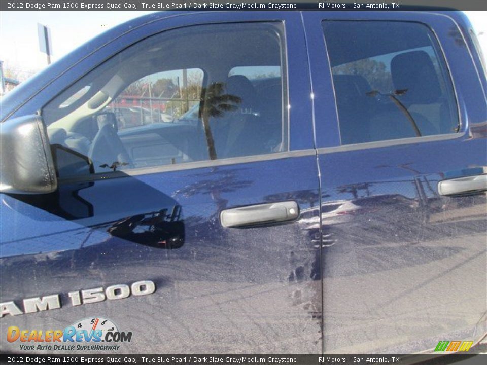 2012 Dodge Ram 1500 Express Quad Cab True Blue Pearl / Dark Slate Gray/Medium Graystone Photo #7