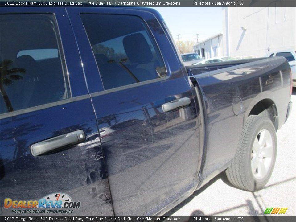 2012 Dodge Ram 1500 Express Quad Cab True Blue Pearl / Dark Slate Gray/Medium Graystone Photo #8