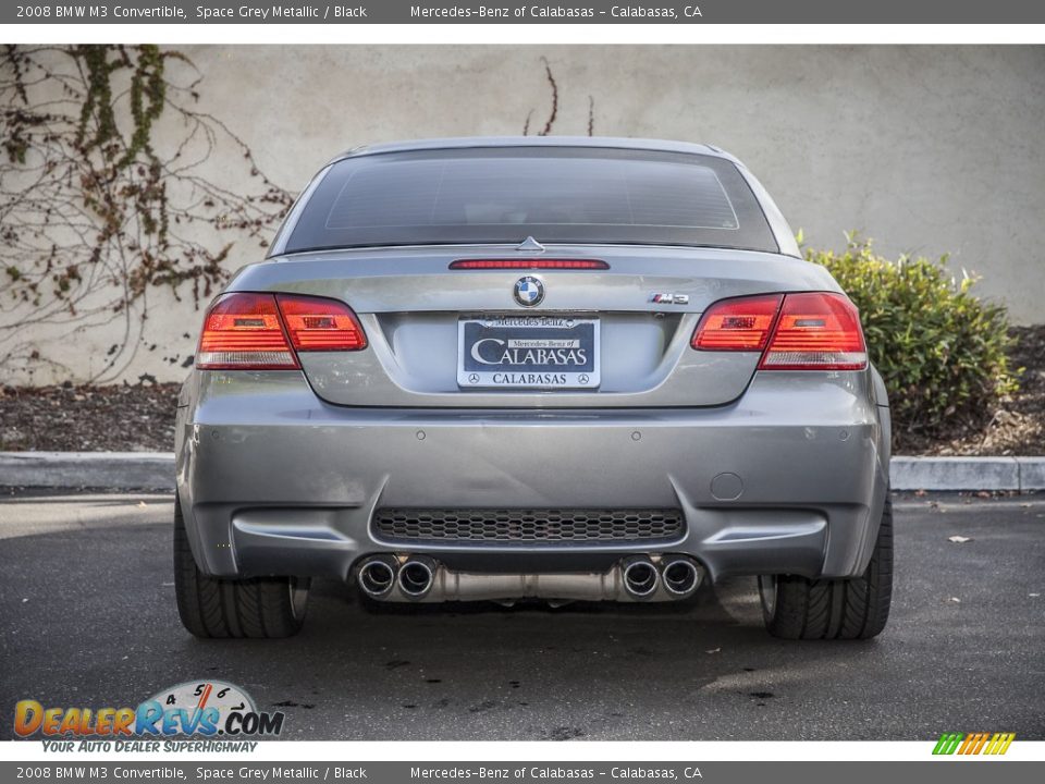 2008 BMW M3 Convertible Space Grey Metallic / Black Photo #3