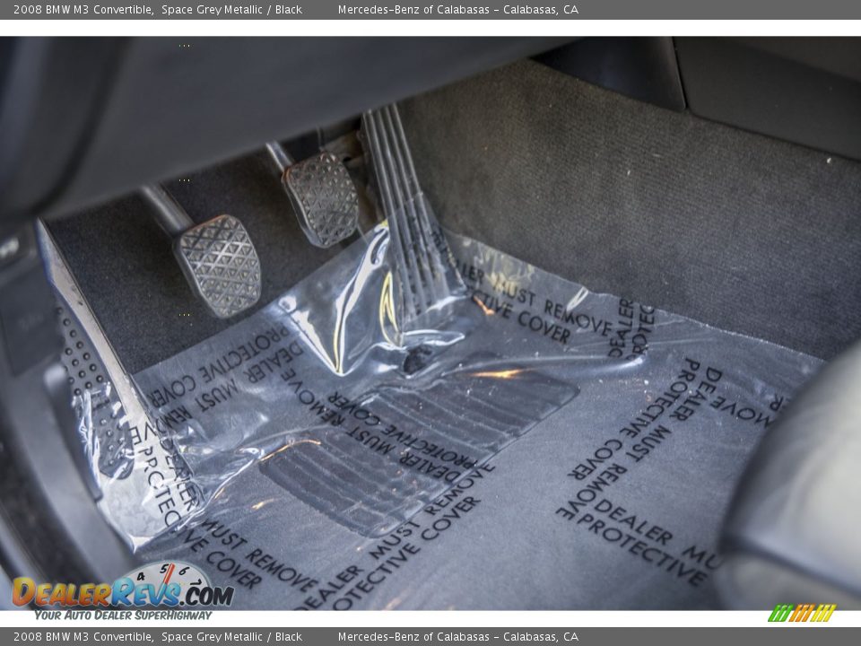 2008 BMW M3 Convertible Space Grey Metallic / Black Photo #6