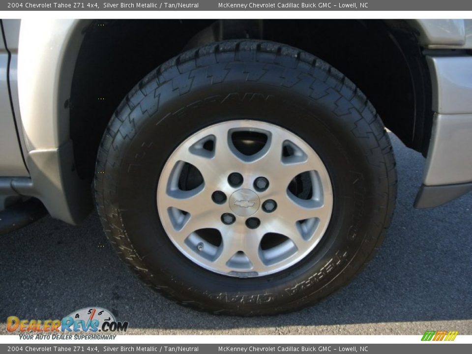 2004 Chevrolet Tahoe Z71 4x4 Silver Birch Metallic / Tan/Neutral Photo #23