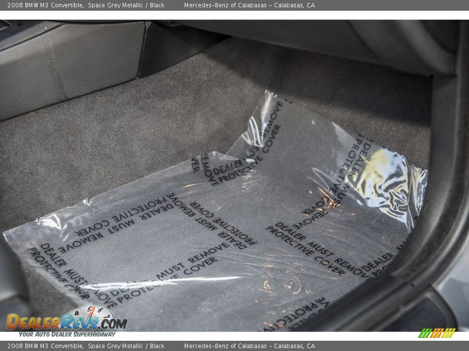2008 BMW M3 Convertible Space Grey Metallic / Black Photo #23