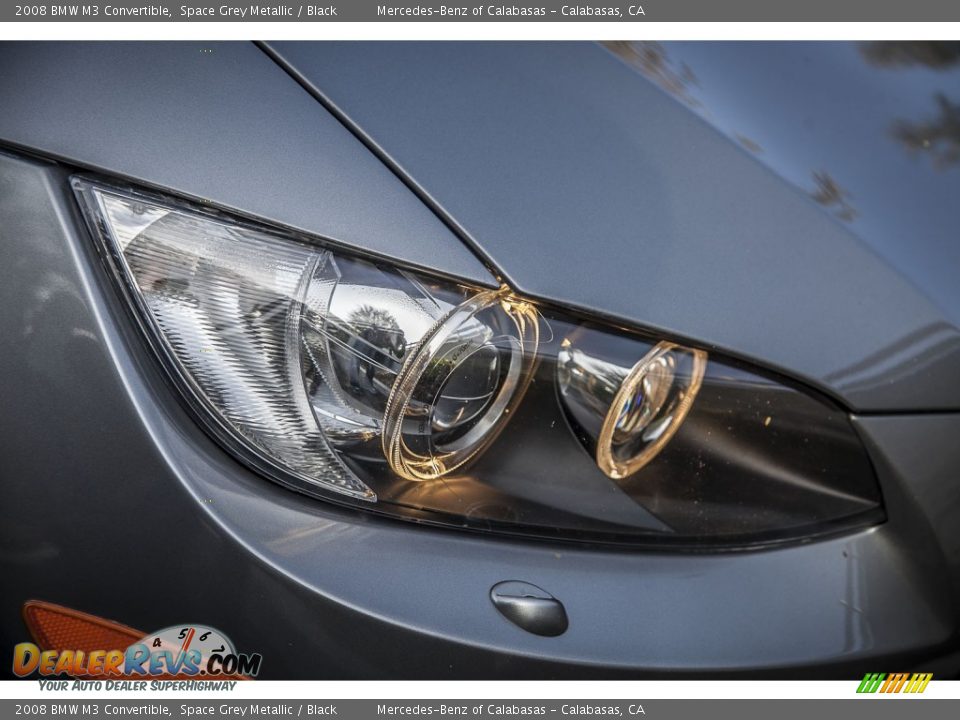 2008 BMW M3 Convertible Space Grey Metallic / Black Photo #27