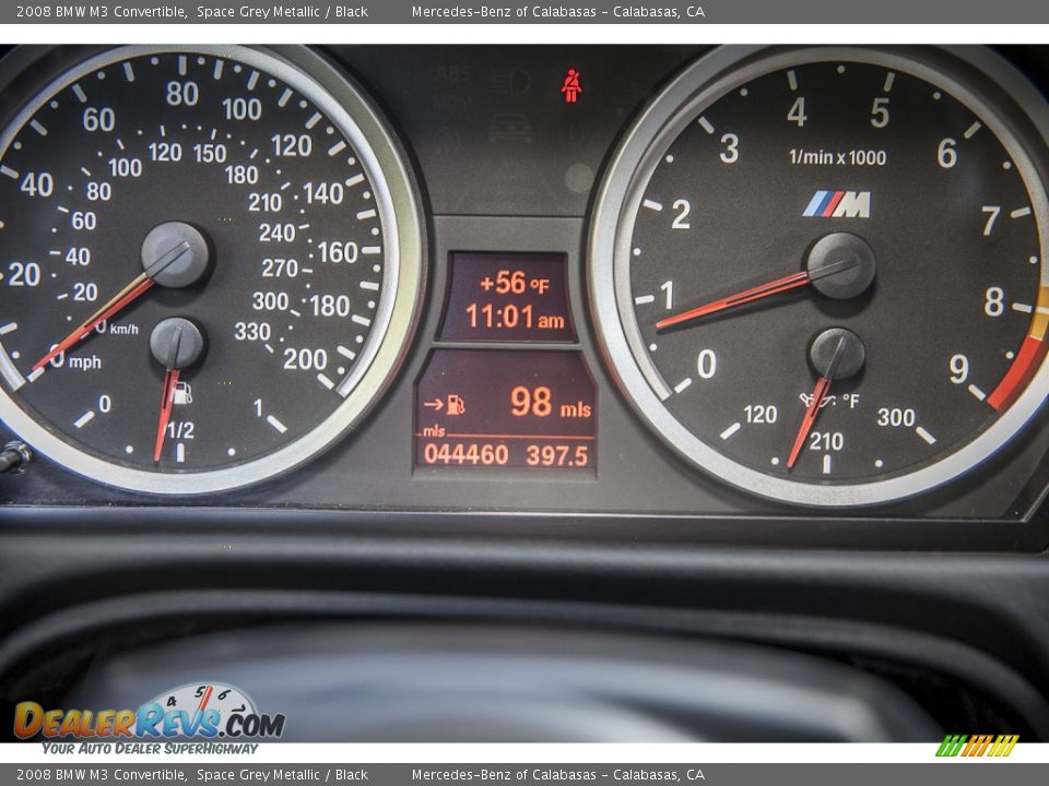 2008 BMW M3 Convertible Gauges Photo #30