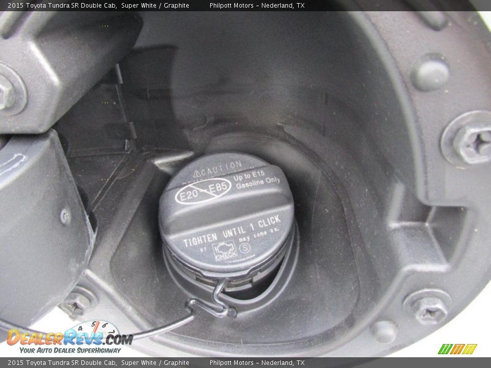 2015 Toyota Tundra SR Double Cab Super White / Graphite Photo #13