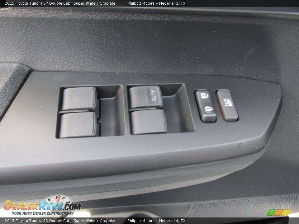 2015 Toyota Tundra SR Double Cab Super White / Graphite Photo #19