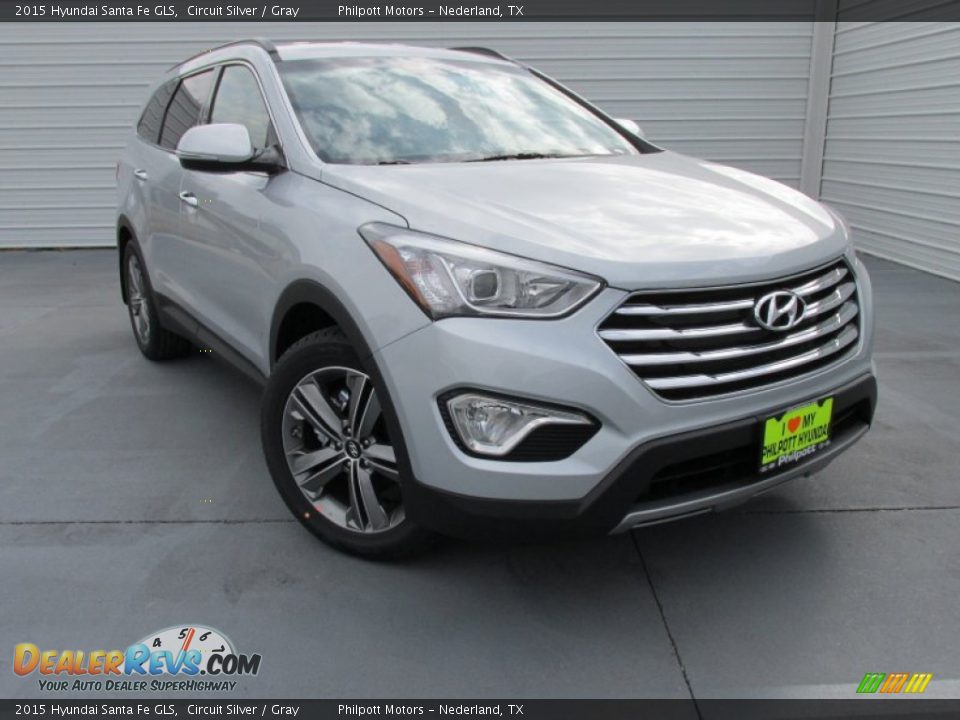 2015 Hyundai Santa Fe GLS Circuit Silver / Gray Photo #2