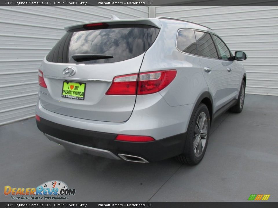 2015 Hyundai Santa Fe GLS Circuit Silver / Gray Photo #4