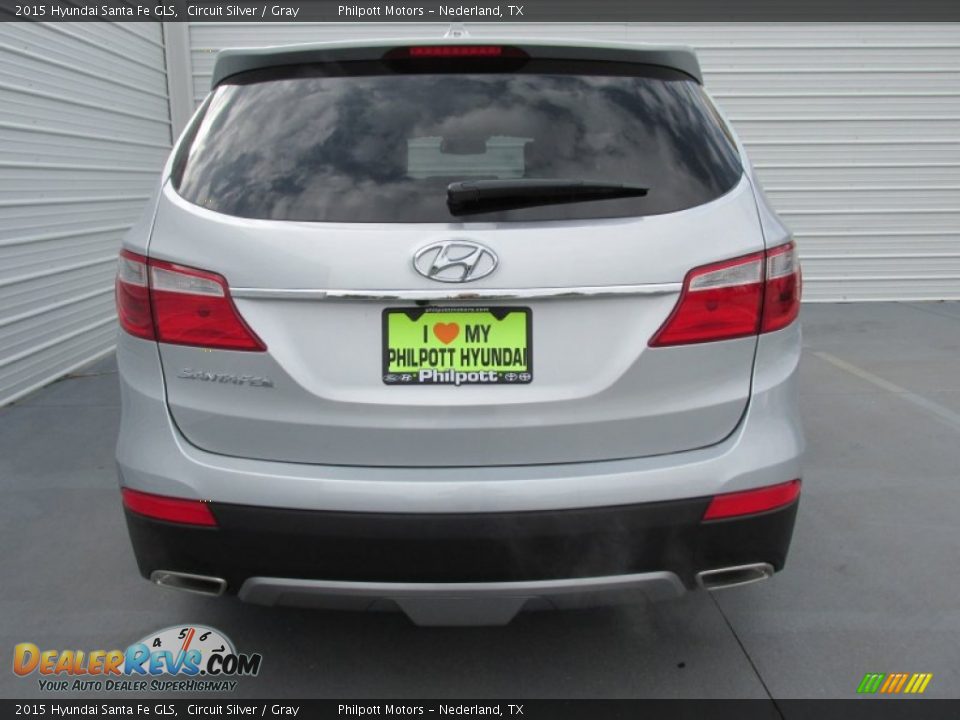 2015 Hyundai Santa Fe GLS Circuit Silver / Gray Photo #5